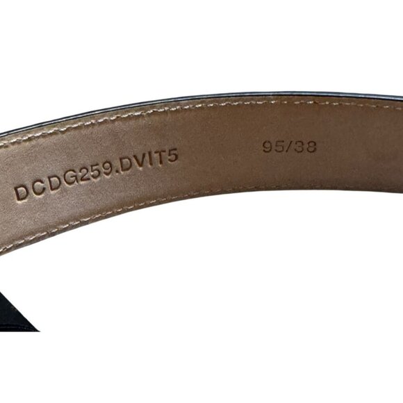 VERSACE Baroque Medusa Leather Belt Purple Gold Sz 95 / 38 Designer Luxury - Picture 10 of 11